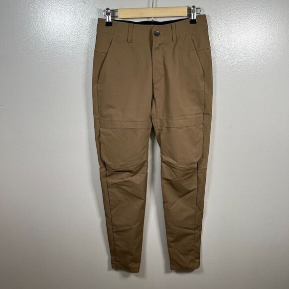 Lululemon Mile View Pant Mens Size 28 Frontier Brown Travel Work Water Repellent - Picture 1 of 12